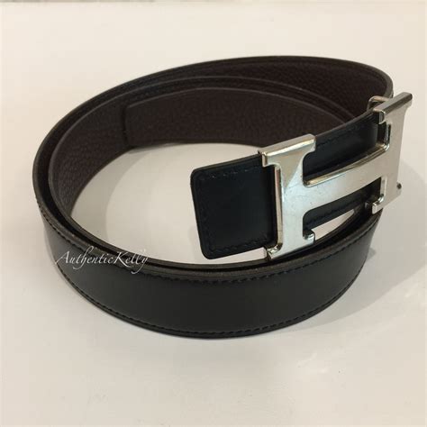 dull hermes belt silver